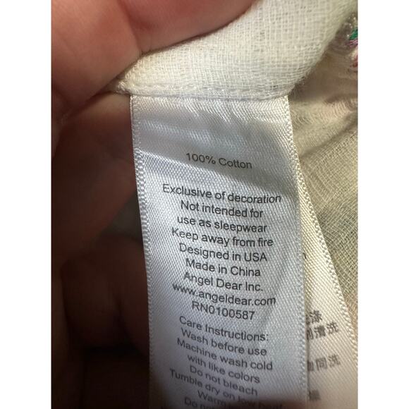 Angel Dear Dog and Floral Sunsuit. Baby 0-3 Months 100% Cotton NWT - Picture 6 of 6